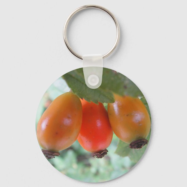 Chaveiro Três roseiras laranja (Frente)