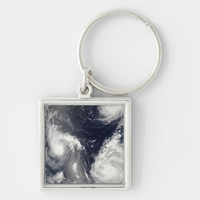 Chaveiro Três tufões diferentes (Frente)