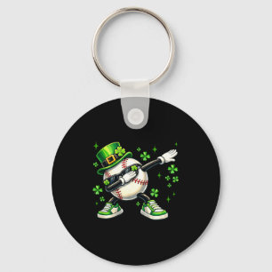 Chaveiro Trevo de dabbing beisebol dia de st patrick crianç