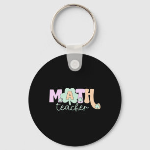 Chaveiro Trevo Fofo Professor de Matemática Álgebra Geometr