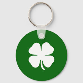 Chaveiro Trevo Irlandês Verde Personalizado