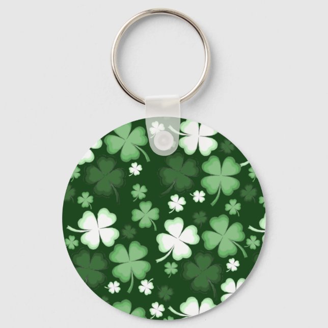 Chaveiro Trevo Verde, Dia de São Patrício (Frente)