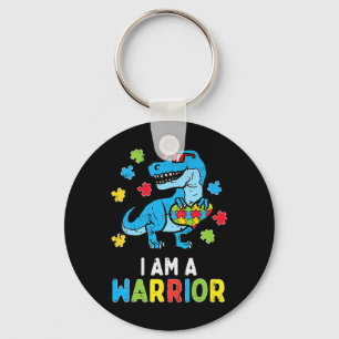 Chaveiro Trex Dino Eu Sou Um Guerreiro Toddler Boys Autism