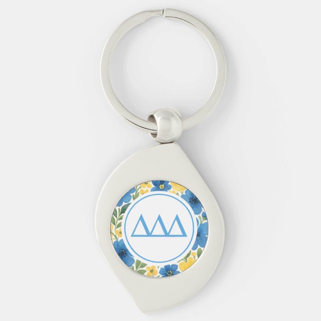 Chaveiro Tri Delta (Frente)