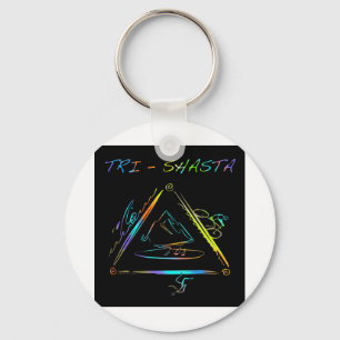 Chaveiro Tri logotipo de Shasta Triathalon