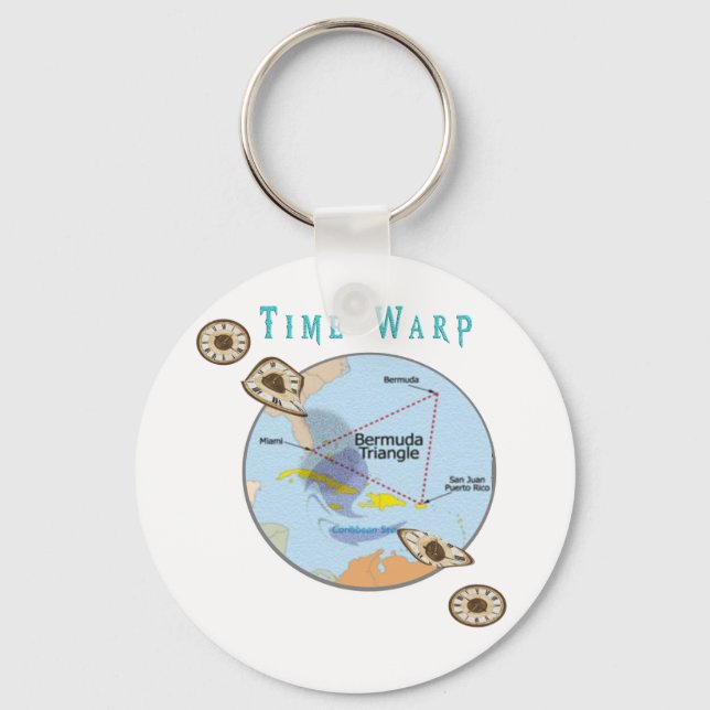 Chaveiro triângulo bermudas (Frente)