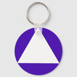 Chaveiro Triângulo de Banheiro Neutro de Gênero da Califórn