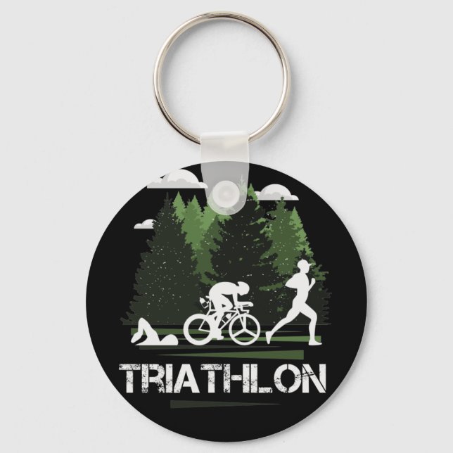 Chaveiro Triathlon, maravilhosa natureza (Frente)