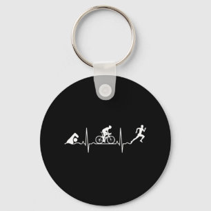 Chaveiro Triathlon - Triathlon Heartbeat