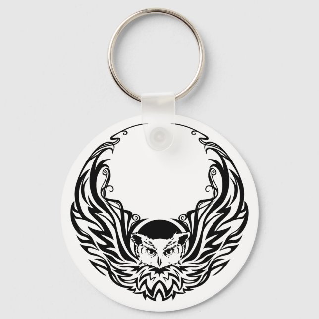 Chaveiro Tribal Owl (Frente)