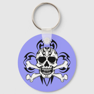 Chaveiro Tribal Tattoo Skull