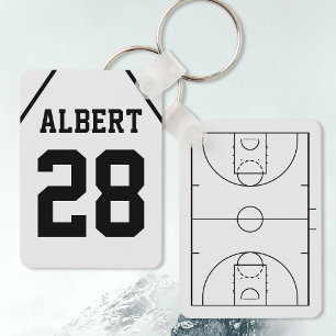 Chaveiro Tribunal Personalizado de Basquete com Nome do Jog