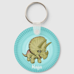 Chaveiro Triceratops Fofo Personalizado