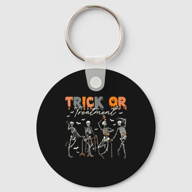 Chaveiro Trick Or Pt Physical Therapy Therast Halloween  (Frente)