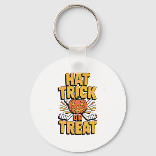 Chaveiro Trick Or Treat Abóbora Halloween Hóquei No Gelo 