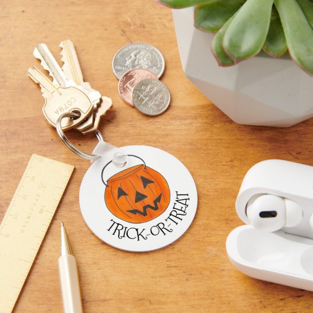 Chaveiro Trick-or-Treat Jack o'Lantern Halloween Pumpkin (Mesa)