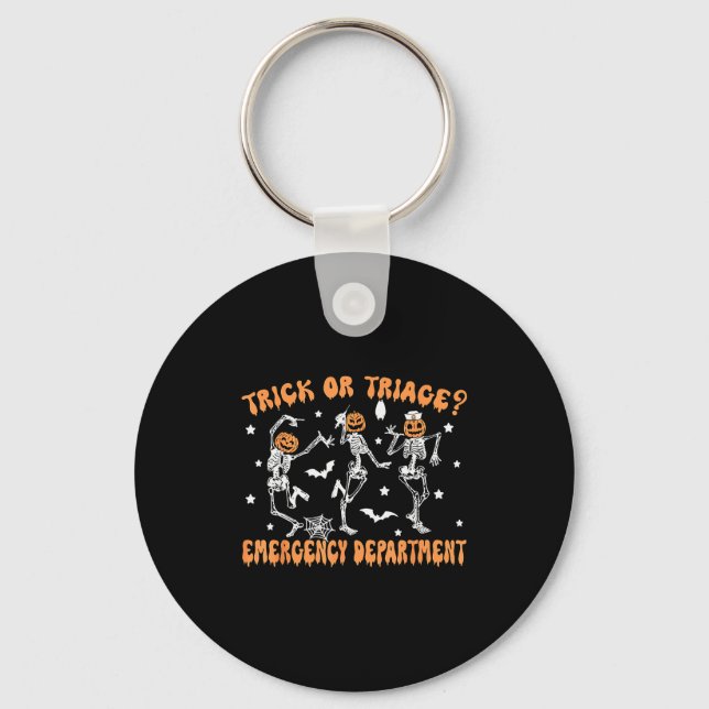 Chaveiro Trick Or Triage Emergency Department Er Skeleton H (Frente)