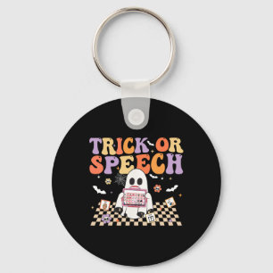 Chaveiro Trick Ou Speech Retro Slp Halloween Terapia De Fal