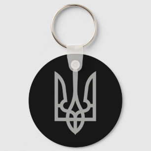 Chaveiro Tridente Tryzub Símbolo Brasão Logo Ucraniano Ucrâ