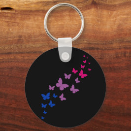 Chaveiro Trilha da Borboleta do Orgulho Bissexual