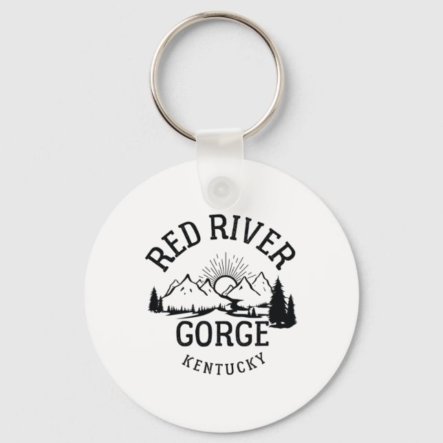 Chaveiro Trilha Red River Gorge Kentucky Parques Caminhada  (Frente)