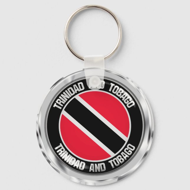 Chaveiro Trinidad e Tobago Round Emblem (Frente)