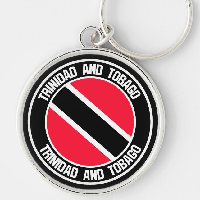 Chaveiro Trinidad e Tobago Round Emblem (Frente)