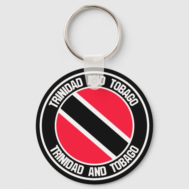 Chaveiro Trinidad e Tobago Round Emblem (Frente)