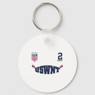 Chaveiro Trinity Rodman 2 Branco Uswnt Licenciado Oficialme