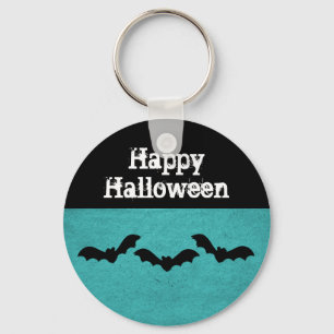 Chaveiro Trio de Bats Halloween Chaveiro, Teal