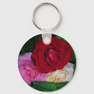 Chaveiro Trio de Rosas