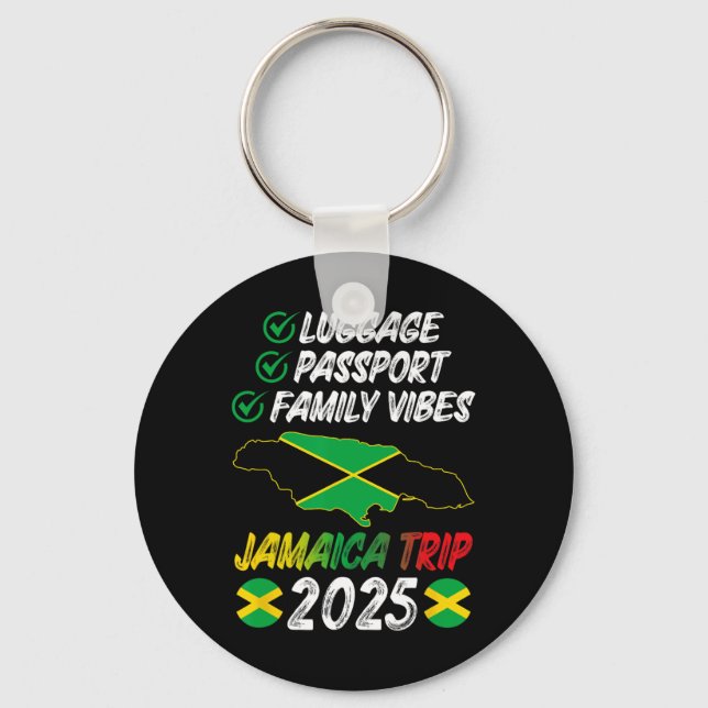 Chaveiro Trip. Família Vibes Jamaica 2025 Jamaica Vaca (Frente)