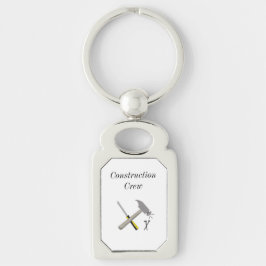 Chaveiro Tripulação de Construção com Ferramentas
