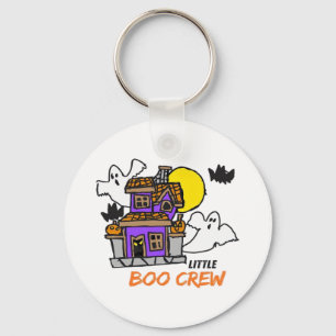 Chaveiro Tripulação Little Boo Desenhada à Mão no Halloween