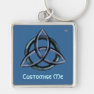 Chaveiro Triquetra (azul)