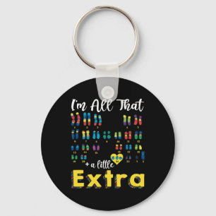 Chaveiro Trisomy 21 Xy Extra Cromossoma Boy World Down Synd