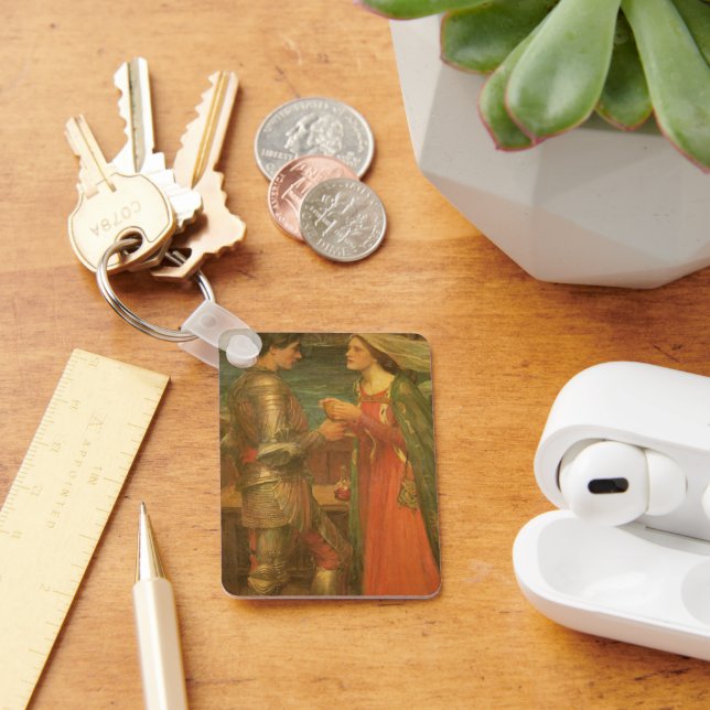Chaveiro Tristan e Isolde por John William Waterhouse (Mesa)