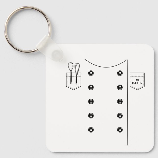 Chaveiro Troca de mochila nº 1 do padeiro (Frente)