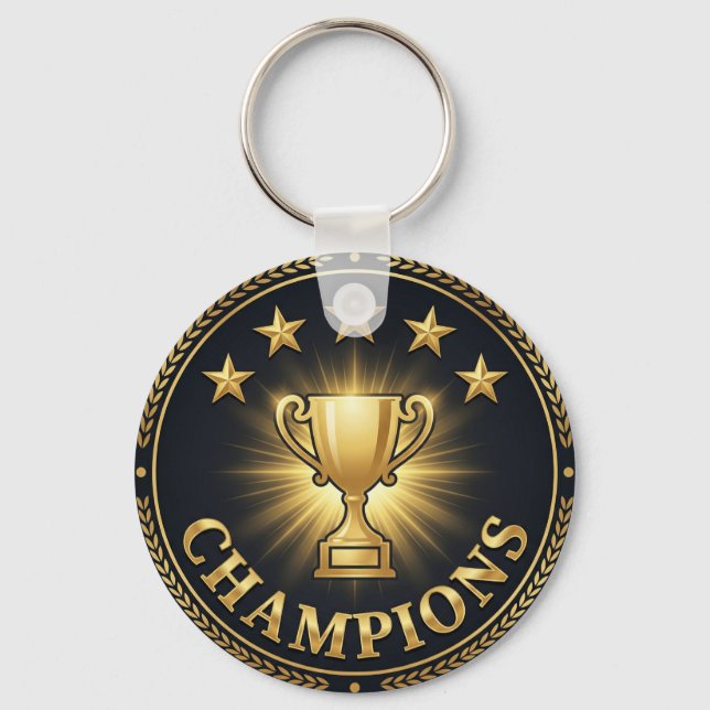 Chaveiro Troféu de Campeões de Ouro (Frente)