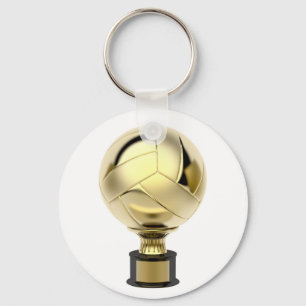 Chaveiro troféu Dourado de voleibol