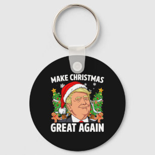 Chaveiro Trollagem Trump 2024 Faça o Natal Grande Novamente