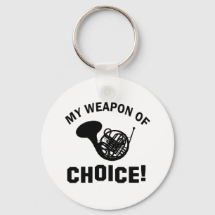 Chaveiro Trompa francesa minha arma da escolha