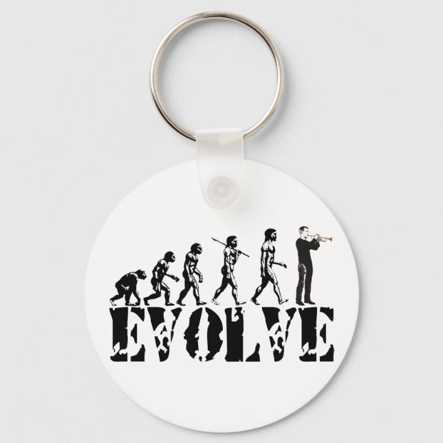 Chaveiro Trompete Cornet Bugle Banda Musical Evolution (Frente)