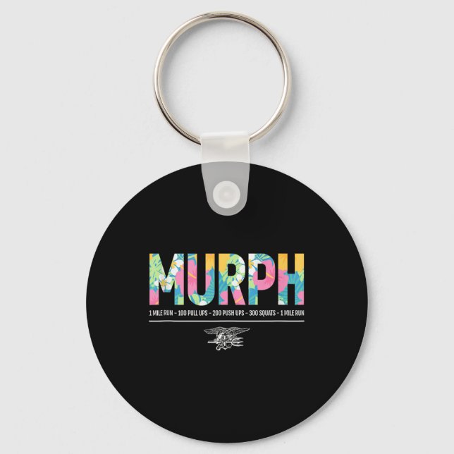 Chaveiro Tropical Murph Memorial Workout Wod Militar G (Frente)