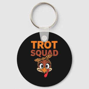 Chaveiro Trot Squad Engraçado Turquia Enfrenta Homens De Aç