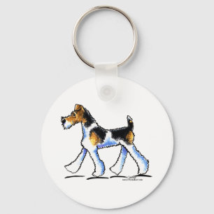 Chaveiro Trote do Fox Terrier do fio