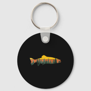 Chaveiro Trout Fly Pescar Floresta Exterior Natureza Selvag