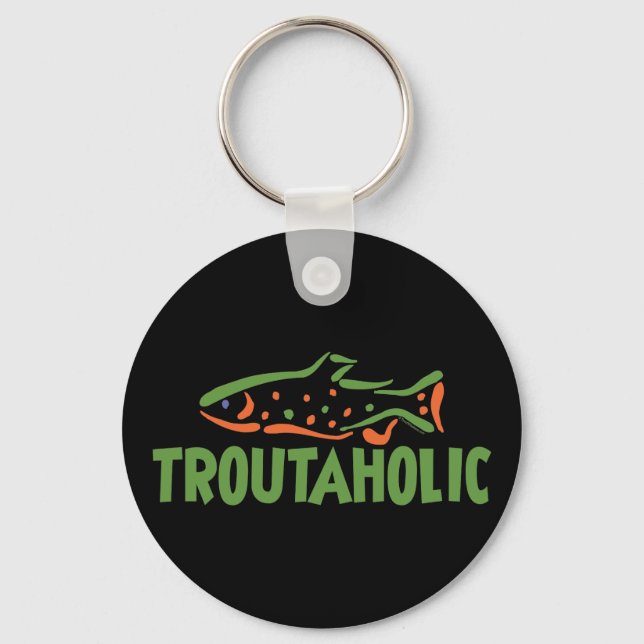 Chaveiro Trout Pescador Pesca (Frente)