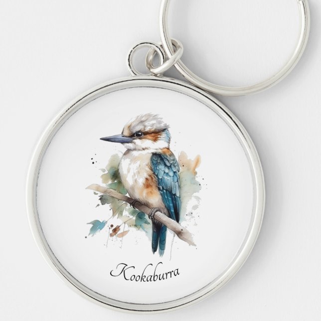 Chaveiro True Blue Kookaburra, personalizado (Frente)
