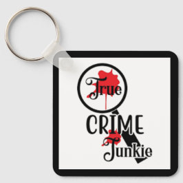 Chaveiro True Crime Junkie Key Chain